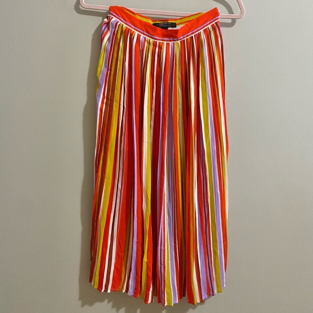 🔔 FOREVER 21 Coloured Long Skirt ($25 for 3 items)